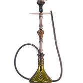 COCOYAYA Jungle Series Wild Jo Hookah - Bronze (Green Base)