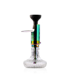 COCOYAYA Mini Ferro Hookah - Rainbow Stem & Ice Phantom Base