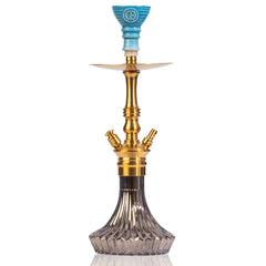 COCOYAYA Madrid Hookah - Golden (Black Base)