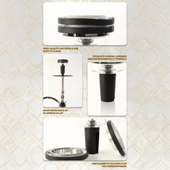 QUASAR Raas 2 Hookah Chillam Bowl with HMD System