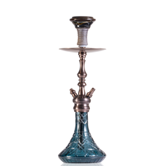 COCOYAYA Simba Hookah - Bronze Stem & Navy Base