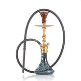 COCOYAYA Simba Hookah - Gold Stem & Navy Base