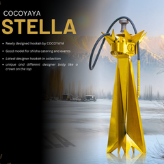 COCOYAYA Stella Hookah - Golden