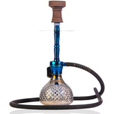 Cocoyaya Sumera Hookah (Conquer Series) - Blue (Cut Glass Base)