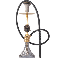 COCOYAYA Cigar Bohemian Hookah - Gold Stem & CGB Base