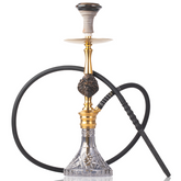 COCOYAYA Leo Bohemian Hookah - Gold Stem & CGB Base