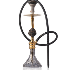 COCOYAYA Leo Bohemian Hookah - Gold Stem & CGB Base