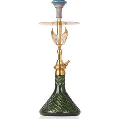 COCOYAYA Phantom Hookah - Golden Stem & Green Base