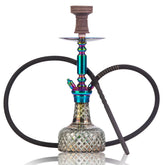 COCOYAYA Valencia Hookah - Rainbow & Cut Glass Base