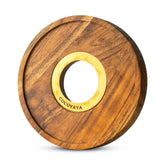 COCOYAYA Hookah Wooden Base Stand with LED Light - Small