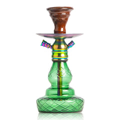 COCOYAYA X16 Hookah - Rainbow Stem & Green Base