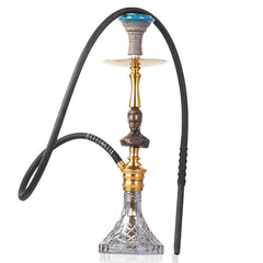 COCOYAYA Superman Bohemian Hookah - Gold Stem & CGB Base