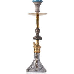 COCOYAYA Superman Bohemian Hookah - Gold Stem & CGB Base