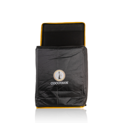 COCOYAYA King Series Brando Hookah with Bag - Golden Stem & Cut Glass Base