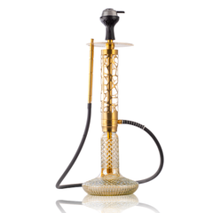 COCOYAYA Imperio Hookah (Ferro Series) with Bag - Gold Stem & CGB Gold Base