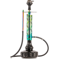 COCOYAYA Vivanta Hookah (Ferro Series) - Rainbow Stem & Black Base