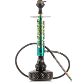 COCOYAYA Vivanta Hookah (Ferro Series) - Rainbow Stem & Black Base