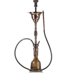 COCOYAYA Gamaliya Persia Grande Hookah - Bronze Stem & Brown Base