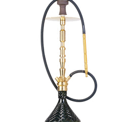 COCOYAYA King Series Hookah - Gold Stem & Black Base