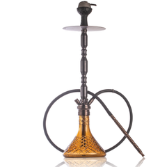 COCOYAYA King Series Brando Hookah - Black Stem & Amber Base