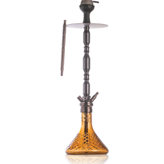 COCOYAYA King Series Brando Hookah - Black Stem & Amber Base