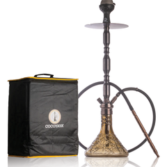 COCOYAYA King Series Brando Hookah - Black Stem & Light Green Base