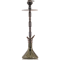 COCOYAYA King Series Brando Hookah - Bronze Stem & Grey Base