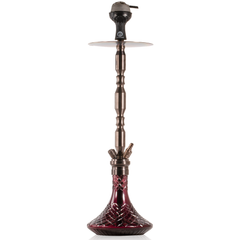 COCOYAYA King Series Brando Hookah - Bronze Stem & Purple CGB Base