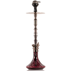 COCOYAYA King Series Dario Hookah - Bronze Stem & Purple CGB Base