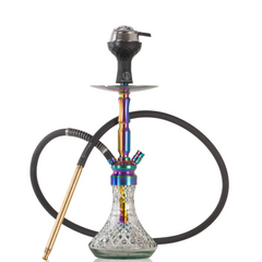 COCOYAYA Pedro Hookah with Bag - Rainbow