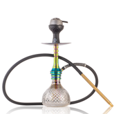 COCOYAYA VIP Bobby Hookah - Rainbow Stem & Grey CGB Base