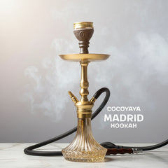 COCOYAYA Madrid Hookah - Golden (Gold Base)