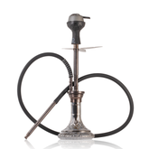 COCOYAYA Ronaldo Hookah with Bag - Bronze Stem & Grey Base