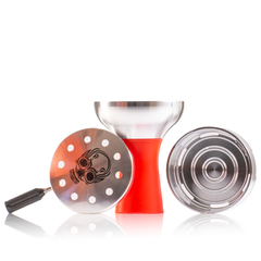 SB Chillum with Dot Design HMD for Hookah - Red