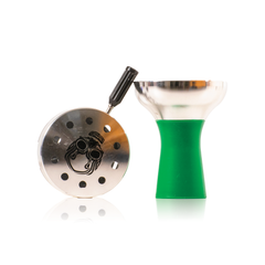 SB Chillum with Dot Design HMD for Hookah - Green