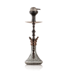 COCOYAYA Simba Hookah with Bag - Bronze Stem & Transparent CGB Base