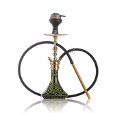 COCOYAYA Simba Hookah with Bag - Champagne Stem & Green Base