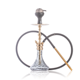 COCOYAYA Simba Hookah with Bag - Champagne Stem & Transparent Base