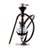 COCOYAYA Supremo Hookah with Bag - Bronze Stem & Transparent Base