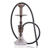 COCOYAYA Madrid Hookah - Bronze Stem & Transparent Base