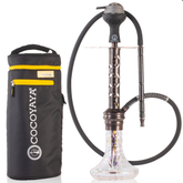 COCOYAYA Valeria Carter Hookah - Bronze Stem & Transparent Base