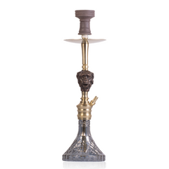 COCOYAYA Wild Jo Bohemian Hookah - Gold Stem & Grey Base