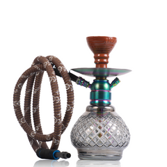 COCOYAYA X10 Hookah - Rainbow Stem & Grey Base
