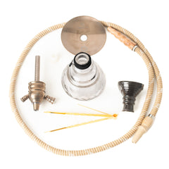 COCOYAYA X5 Hookah - Bronze & Transparent Base