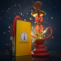 COCOYAYA Pumpkin 1042 Hookah - Red