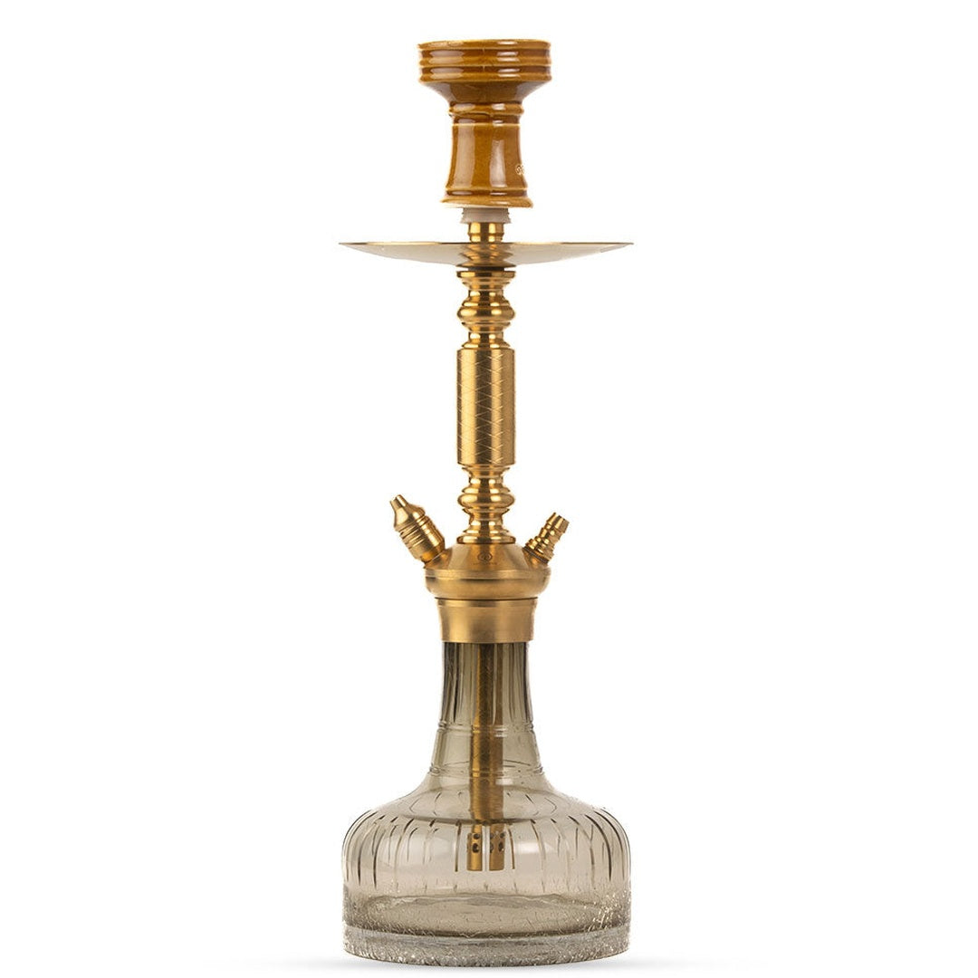 COCOYAYA Valencia Hookah - Golden & Grey Base