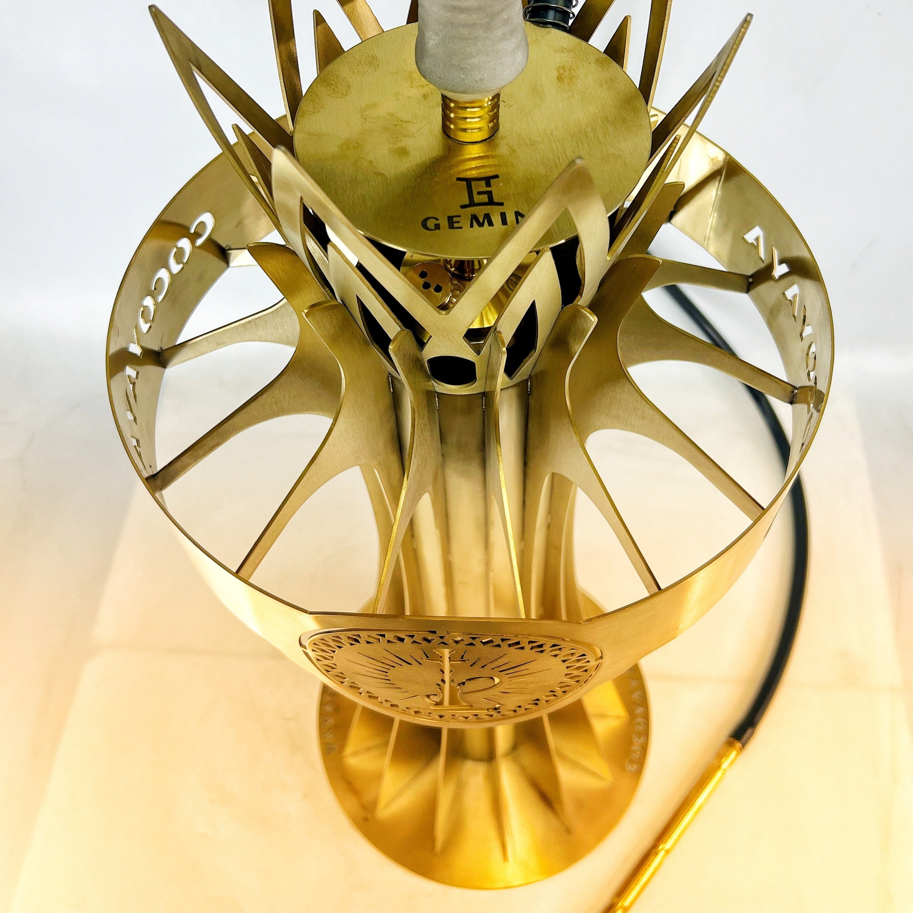 COCOYAYA Gemini Hookah - Golden