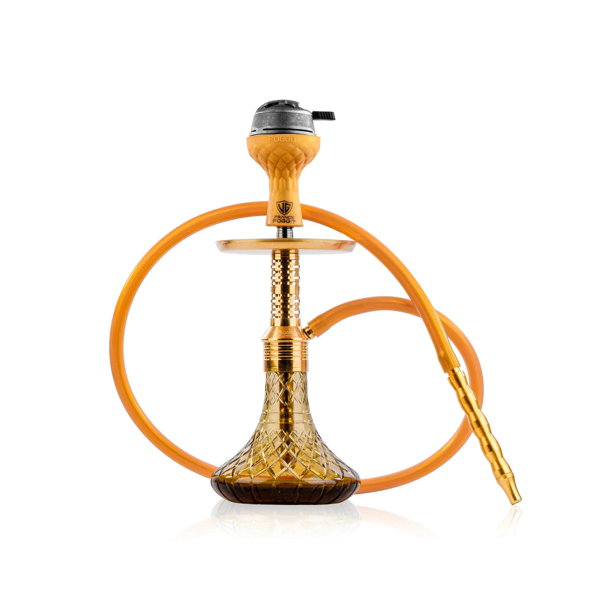 Foggit Dark Knight Standard Hookah Gold
