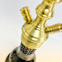 COCOYAYA Gamaliya Persia Hookah - Golden Stem & Black Base