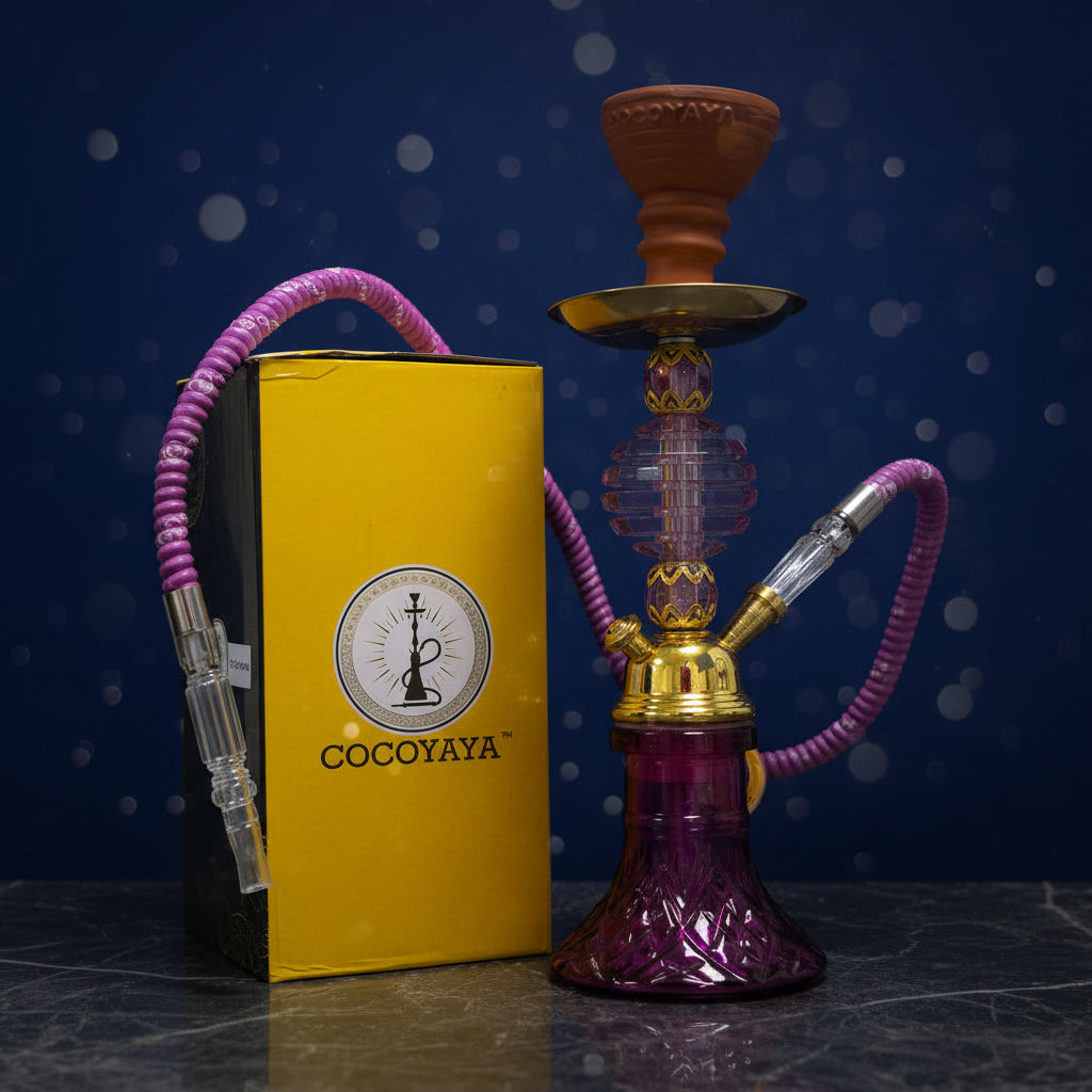 COCOYAYA Pumpkin 1203 - 3 Hookah - Purple